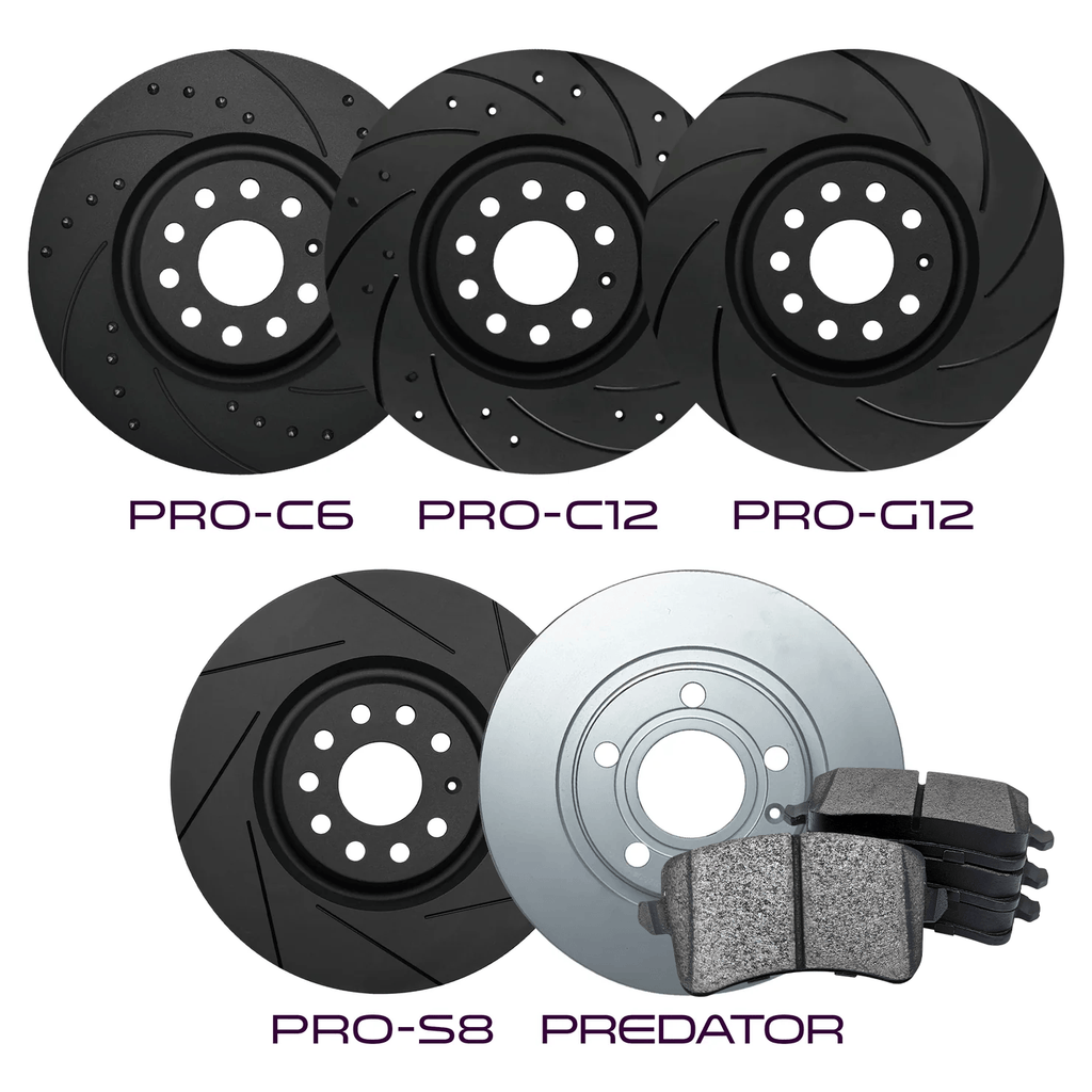 Nissan 350Z - Complete Brake Kit (Front and Rear) - Predator Pads