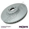 Predator+ | Front Left | 395mm | Vented with Dimpled Holes