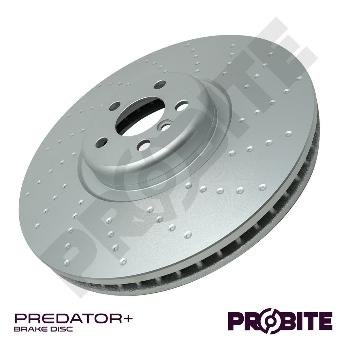 Predator+ | Front Right | 395mm | Vented with Dimpled Holes