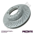Predator+ | Front Left | 298mm | Vented with Drilled Holes