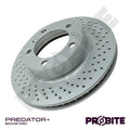 Predator+ | Front Right | 298mm | Vented with Drilled Holes