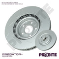 Predator+ | Front Left | 350mm | Vented with Grooves