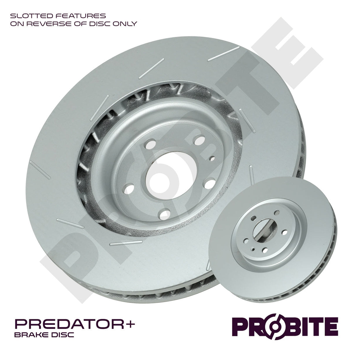 Predator+ | Front Right | 350mm | Vented with Grooves