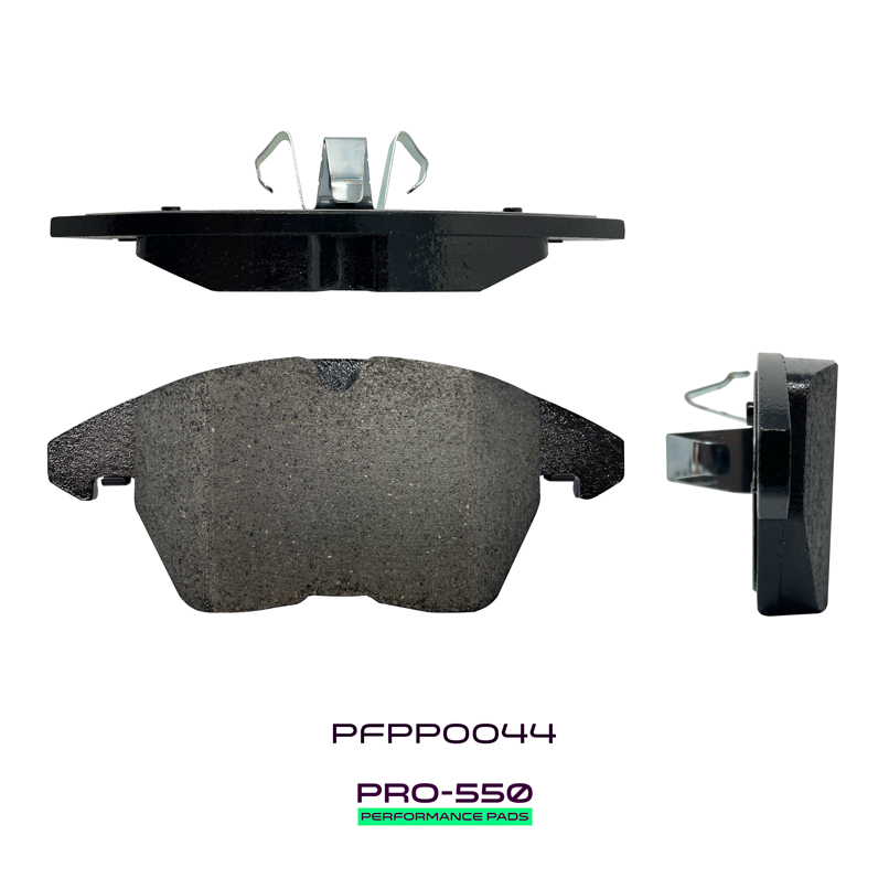 PRO-550 Performance Pads | Fronts | W155mm H71mm D20mm
