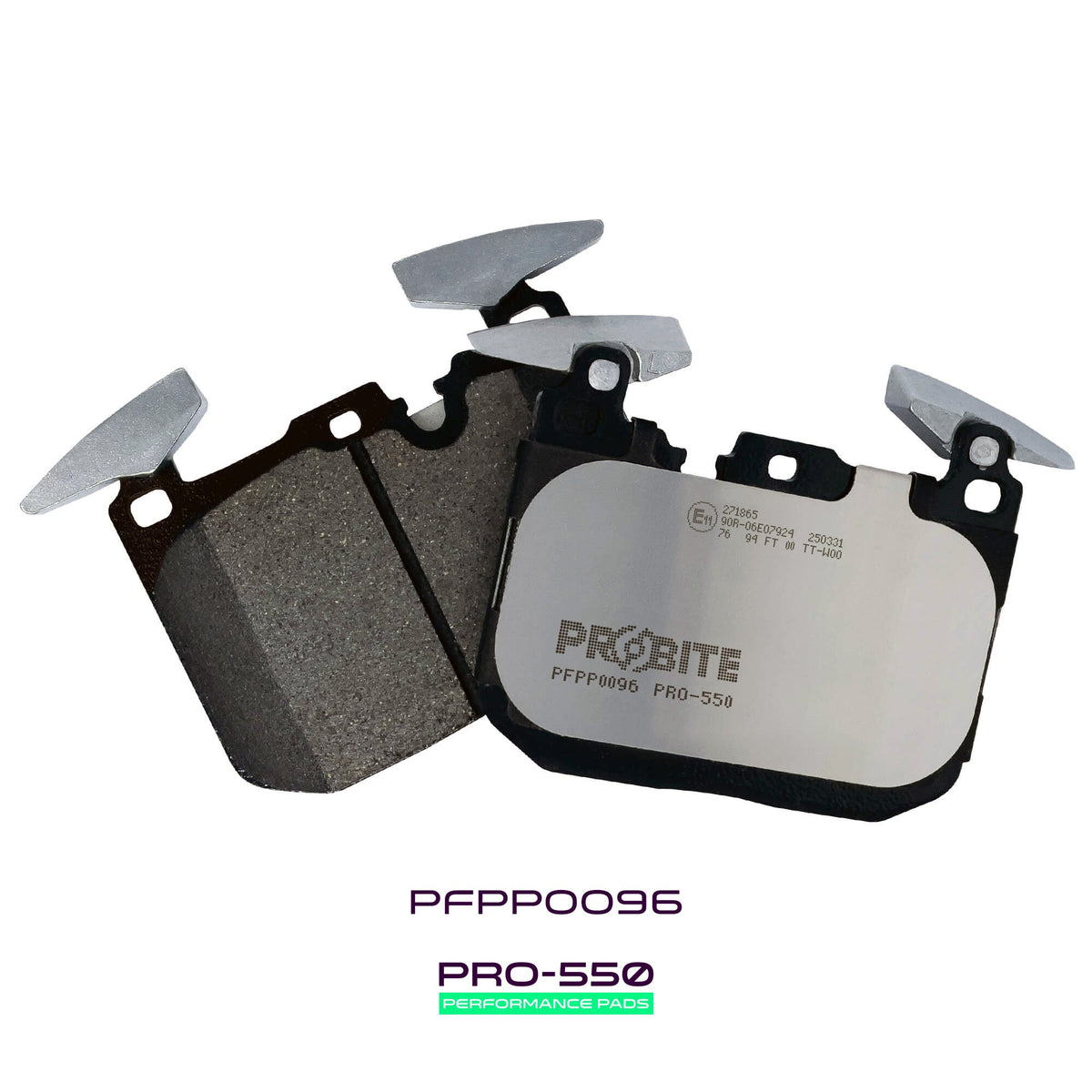 PRO-550 Performance Pads | Fronts | W114mm H91mm D18mm