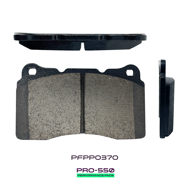 PRO-550 Performance Pads | Fronts | W132mm H77mm D15mm