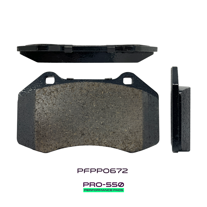 PRO-550 Performance Pads | Fronts | W125mm H71mm D15mm
