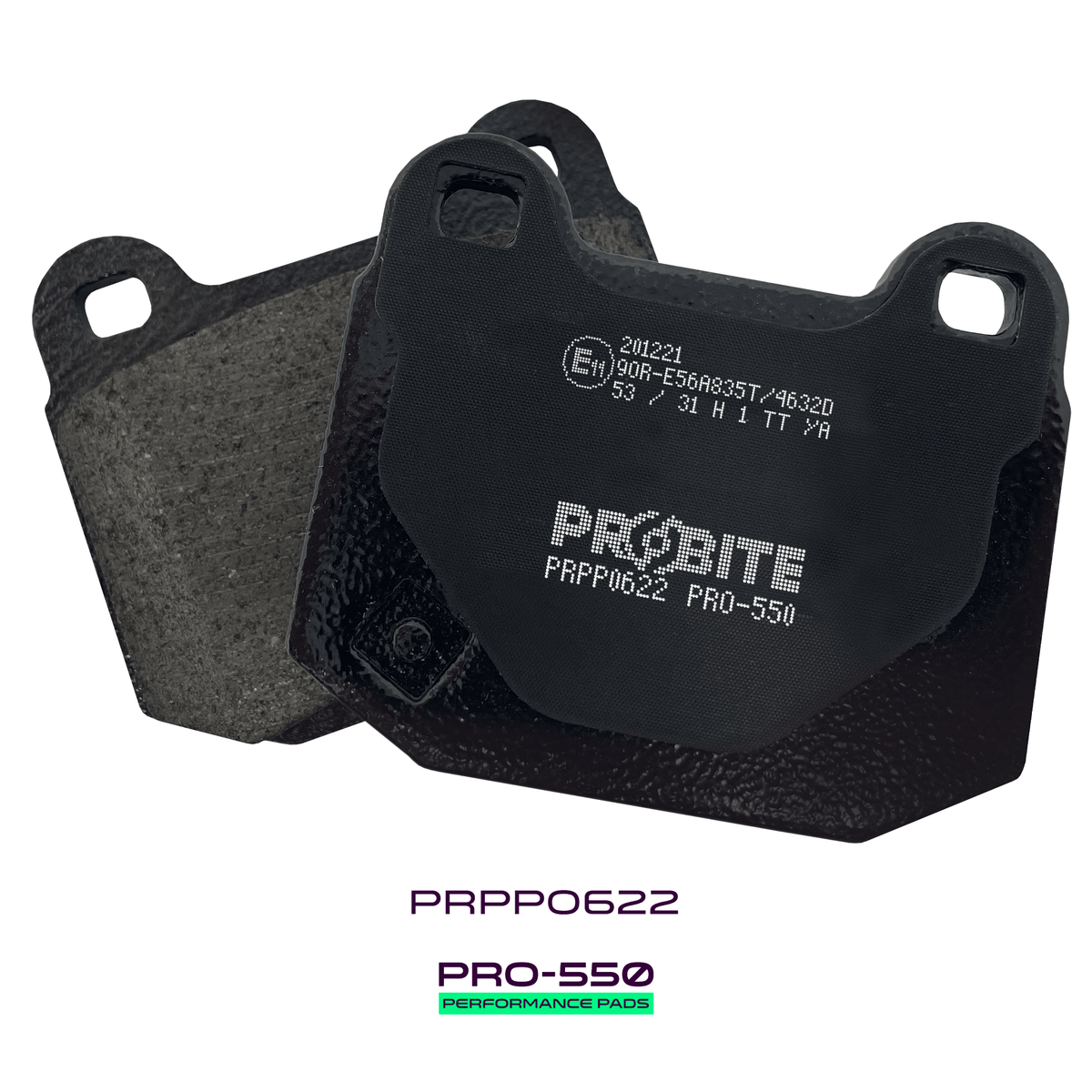 PRO-550 Performance Pads | Rears | W76mm H65mm D14mm